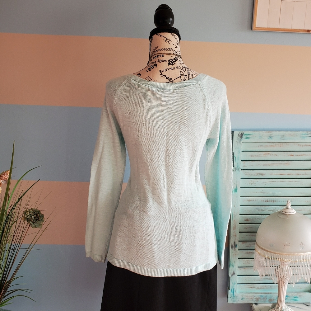 GAP Long Sleeve Swoop Neck Sweater - Picture 3 of 5